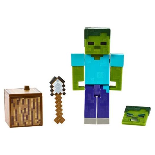 Mattel Minecraft Comic Mode Zombie Action Figure