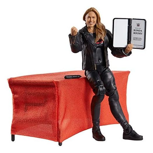 WWE MATTEL Ronda Rousey Elite Collection Deluxe Action Figure with Realistic Facial Detailing, 8 years and up, Iconic Ring Gear & Accessories