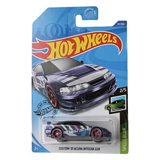 Hot Wheels Speed Blur 2/5 Custom '01 Acura Integra GSR 97/250, Purple