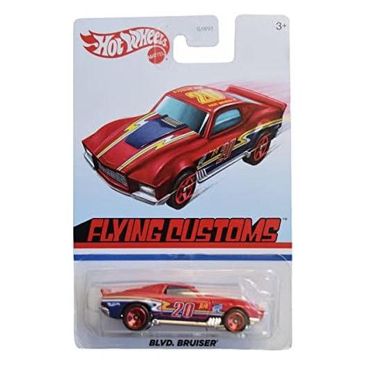 Hot Wheels BLVD Bruiser, [red] Flying Customs