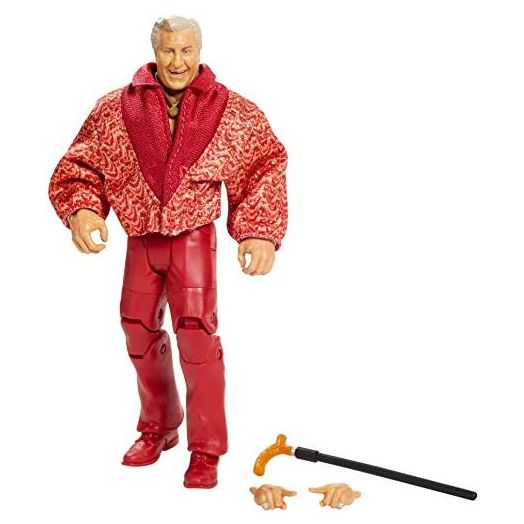WWE Elite Collection Classy Freddie Blassie Deluxe Action Figure with Realistic Facial Detailing, Iconic Ring Gear & Accessories