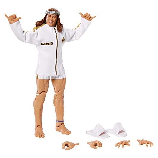 WWE Matt Riddle Elite Series #78 Deluxe Action Figure with Realistic Facial Detailing, Iconic Ring Gear & Accessories