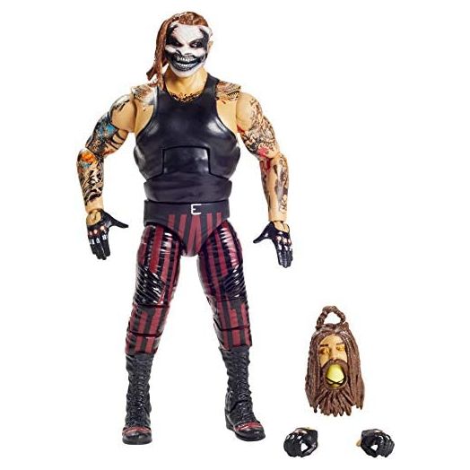 WWE MATTEL The Fiend Bray Wyatt Elite Series #78 Deluxe Action Figure with Realistic Facial Detailing, Iconic Ring Gear & Accessories, Multi (GKY13)