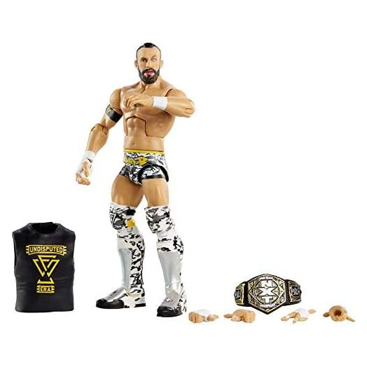 WWE Bobby Fish Elite Series #79 Deluxe Action Figure with Realistic Facial Detailing, Iconic Ring Gear & Accessories