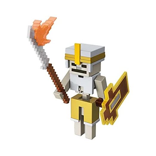 Minecraft Dungeons 3.25-in Collectible Battle Figure and Accessories, Based on Video Game, Imaginative Story Play Gift for Boys and Girls Age 6 and Older