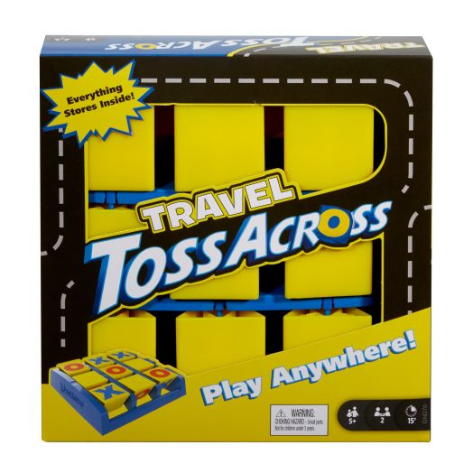 Mattel Travel toss across Tic Tac toe tossing Game for 2 Players Ages 5 Years & Older