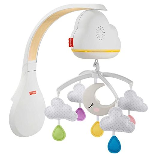 Fisher-Price, Calming Clouds Mobile Soother Crib Toy Nursery Sound Machine for Newborn Baby to Toddler, Multicolor