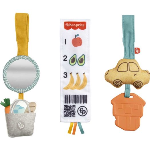 Fisher-Price Cutest Customer Activity Set, 3 Stroller Toys