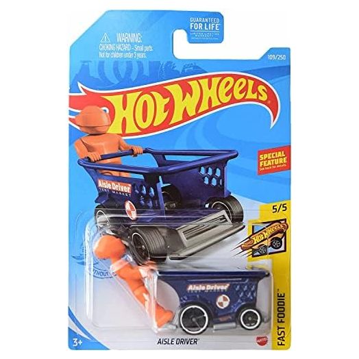 Hot Wheels Aisle Driver, [Orange/Blue] 109/250 Fast Foodie 5/5