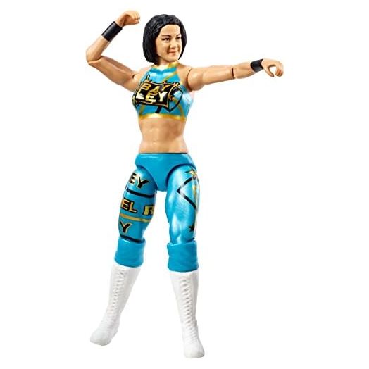 WWE Mattel Bayley Action Figure Series 121 Action Figure Posable 6 in Collectible for Ages 6 Years Old and Up,Multi