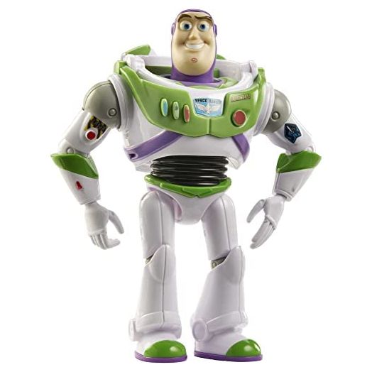 Disney Pixar Toy Story Buzz Lightyear Action Figure 7-in Tall, Highly Posable with Authentic Detail, Movie Toy, Gift for Collectors & Kids Ages 3 Years Old & Up