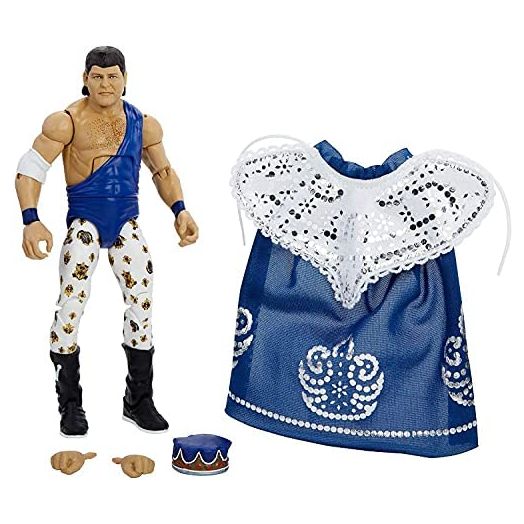 ?WWE Jerry “The King” Lawler Elite Collection Action Figure, 6-in Posable Collectible Gift for WWE Fans Ages 8 Years Old & Up?