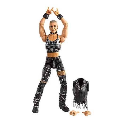 WWE Rhea Ripley Elite Collection Action Figure, 6-in/15.24-cm Posable Collectible Gift for WWE Fans Ages 8 Years Old & Up