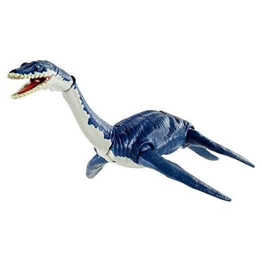Jurassic World Toys Plesiosaurus Savage Strike Dinosaur Action Figure, Smaller Size, Attack Move Iconic to Species, Movable Arms & Legs, Great Gift for Ages 4 Years Old & Up
