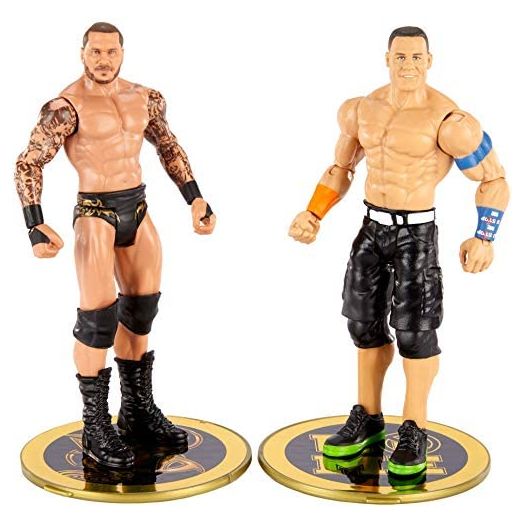 ?WWE John Cena vs Randy Orton Championship Showdown 2 Pack 6 in Action Figures Friday Night Smackdown Battle Pack for Ages 6 Years Old and Up?