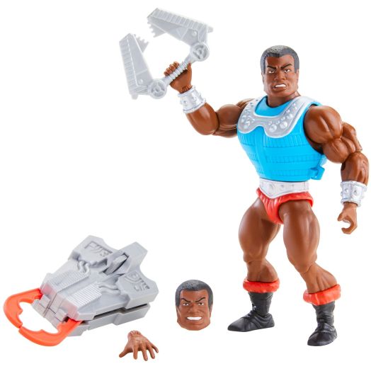 Masters of the Universe Origins Deluxe Clamp Champ Action Figure, 5.5-in Battle Character for Storytelling Play and Display, Gift for 6 to 10-Year-Olds and Adult Collectors