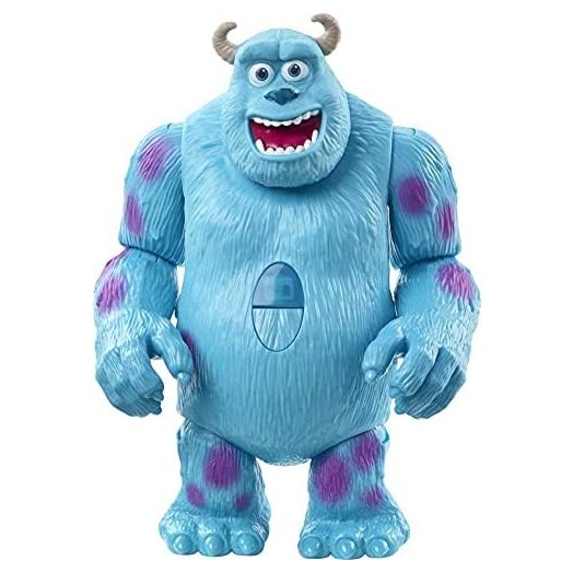 Mattel Pixar Interactables Sulley Talking Action Figure, 8-in Tall Posable Movie Character Toy, Interacts with Other Figures, Kids Gift Ages 3 Years & Older,Multi,GWC19