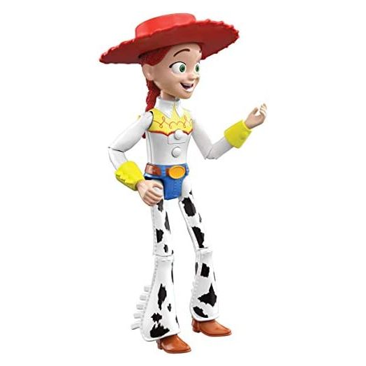 Pixar Interactables Jessie Talking Action Figure, 8.8-in Tall Highly Posable Movie Character Toy, Interacts with Other Figures, Kids Gift Ages 3 Years & Up
