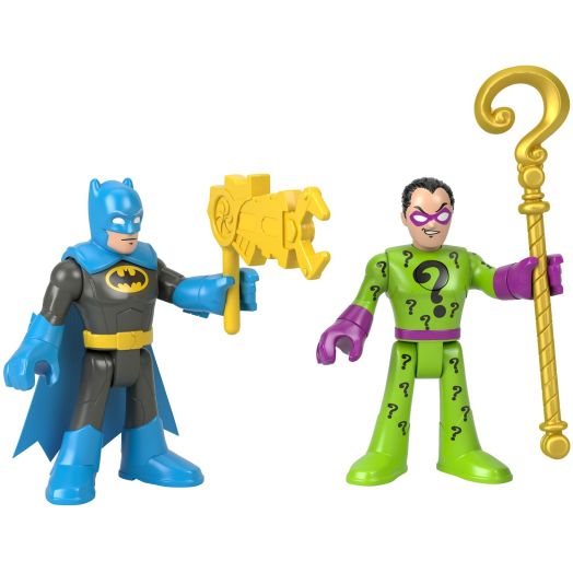 Fisher-Price Imaginext DC Super Friends Batman & The Riddler Figure Set for Preschool Kids Ages 3 to 8 Years