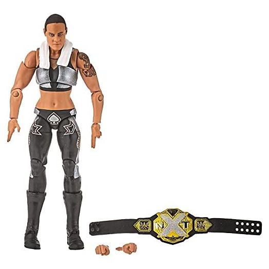 Mattel WWE Shayna Baszler Fan TakeOver 6-in Elite Action Figure with Fan-voted Gear & Accessories, 6-in Posable Collectible Gift for WWE Fans Ages 8 Years Old & Up