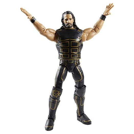 WWE Seth Rollins Fan TakeOver 6-in Elite Action Figure with Fan-voted Gear & Accessories, 6-in Posable Collectible Gift for WWE Fans Ages 8 Years Old & Up [Amazon Exclusive]