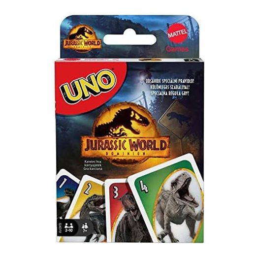 Jurassic World Toys Dominion Card Game with Themed Deck & Special Rule, Gift for Kid, Adult & Family Game Nights, Ages 7 Years Old & Up