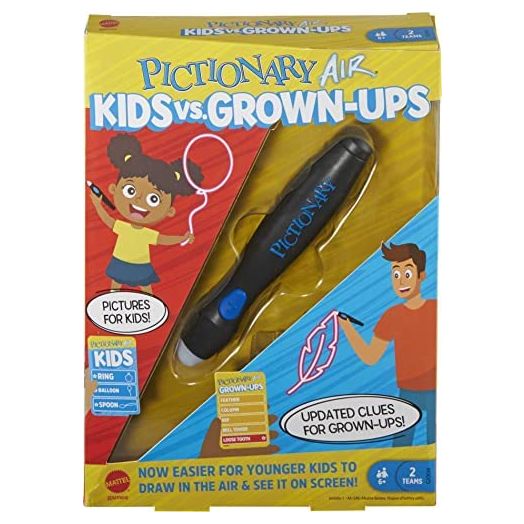 Mattel Games Pictionary Air Kids vs Grown-Ups Family Drawing Game