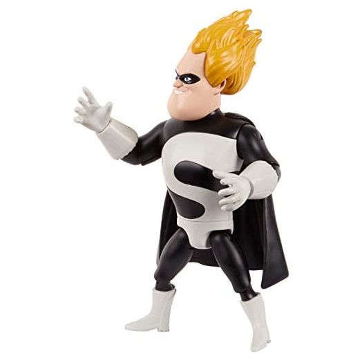 Disney Pixar the Incredibles Syndrome Action Figure, 7.25-in Tall, Highly Posable with Authentic Detail,vMovie Toy Gift for Collectors Kids Ages 3 Years Old & Up