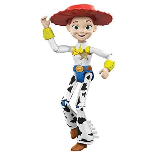 Disney Pixar Toy Story 4 Jessie Core Character Poseable Figure with True-to-Movie Design for Storytelling Play, Gift for Kids Ages 3 Years & Older , White