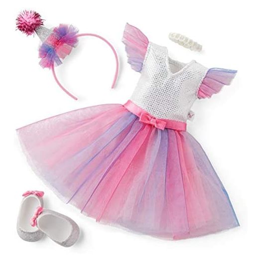American Girl WellieWishers Rainbow Birthday Outfit for 14.5" Dolls , White