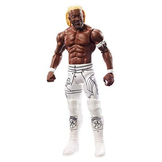 WWE Kofi Kingston Action Figure Series 114 Action Figure Posable 6 in Collectible for Ages 6 Years Old and Up