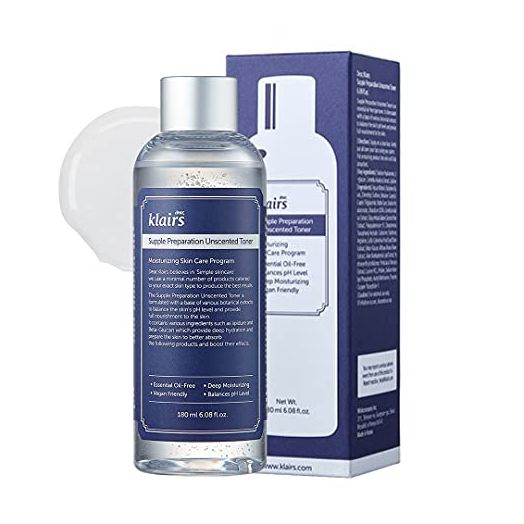 [KLAIRS] Supple Preparation Unscented Toner 6.08 fl oz, Lightweight, Essential Oil-Free, Alcohol Free, Packaging Changed