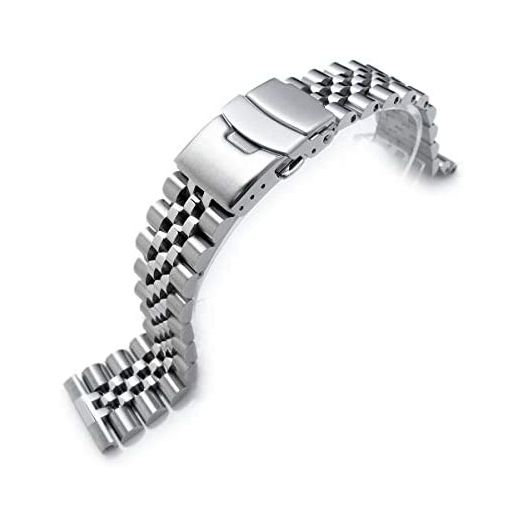 22mm Super-J Louis 316L Stainless Steel Watch Band, straight end universal version