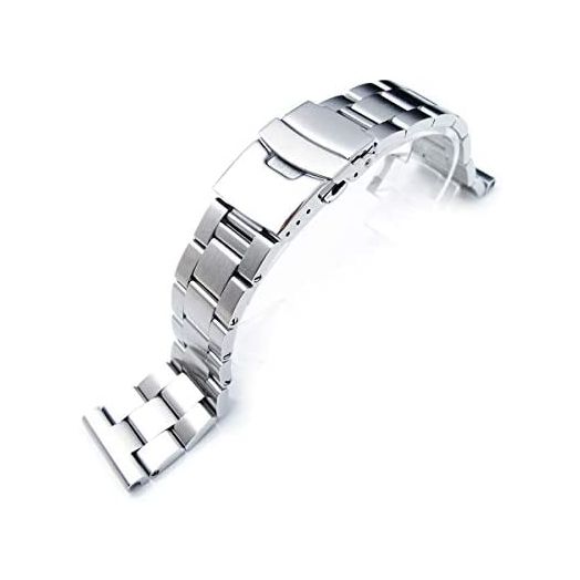 22mm Super-O Boyer metal watch band for diver watch, universal straight end