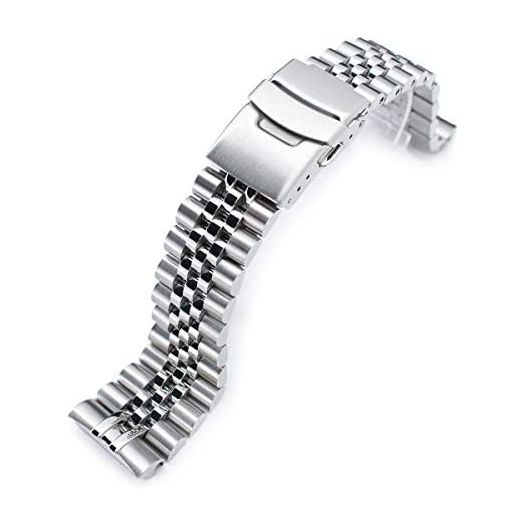 22mm Super-J Louis Metal Watch Band for Seiko New Turtles SRP777 SRPA21 Brushed