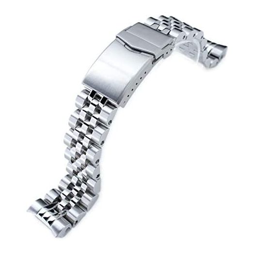 MiLTAT 20mm Watch Band for Seiko MM300 SBDX001 SBDX003, Angus-J Screw-Links