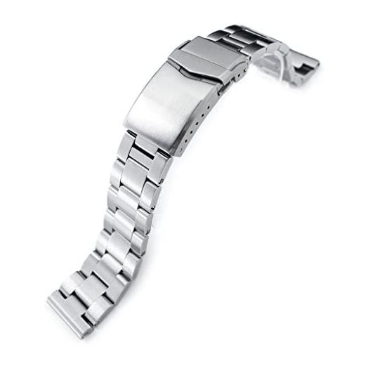 20mm Super-O Boyer 316L Stainless Steel Watch Bracelet Straight End Tapered Version, Brushed