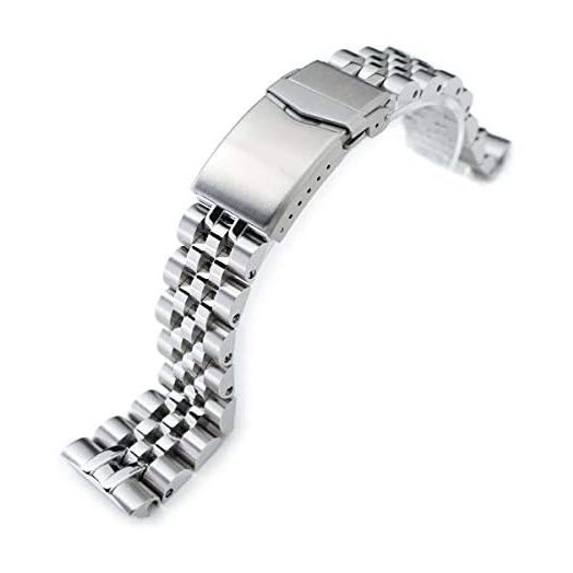 MiLTAT 22mm Watch Band for Seiko Turtle SRP773 SRP775 SRP777 SRPA21, Angus-J Screw-Link