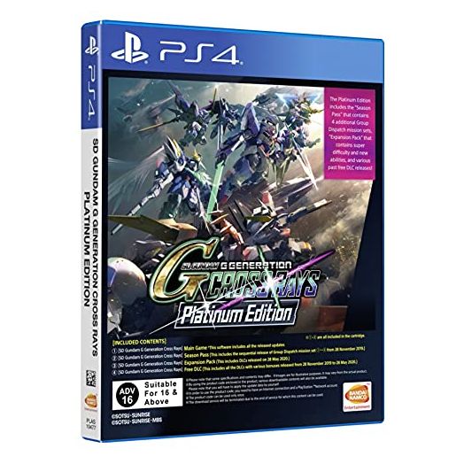 SD Gundam G Generation Cross Rays Platinum Edition - PlayStation 4