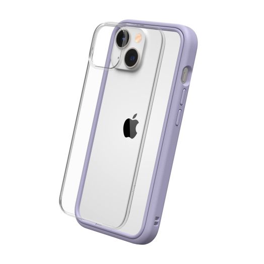 RhinoShield Modular Case Compatible with [iPhone 14] | Mod NX - Customizable Shock Absorbent Heavy Duty Protective Cover 3.5M / 11ft Drop Protection - Lavender