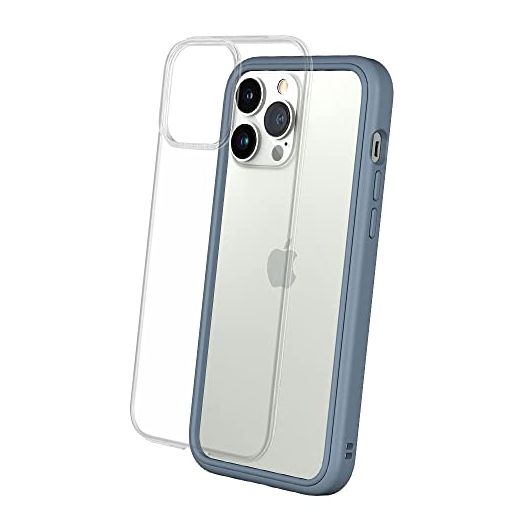 RhinoShield Modular Case Compatible with [iPhone 13 Pro] | Mod NX - Customizable Shock Absorbent Heavy Duty Protective Cover 3.5M / 11ft Drop Protection - Midnight Blue