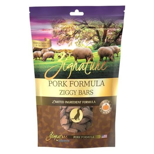 Zignature Pork Limited Ingredient Formula Biscuit Dog Treats 12oz
