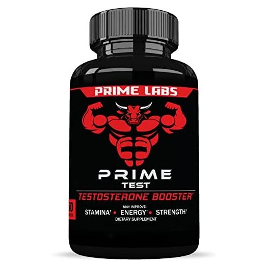 Prime Labs - Men's Test Booster - Natural Stamina, Endurance and Strength Booster - 60 Caplets