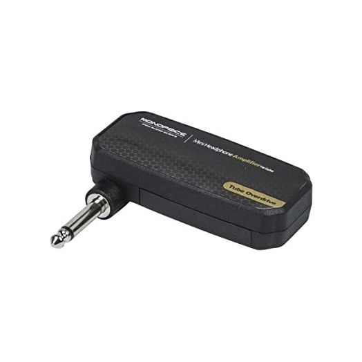 Monoprice 611502 Mini Headphone Amplifier for Guitar,"Tube Overdrive"