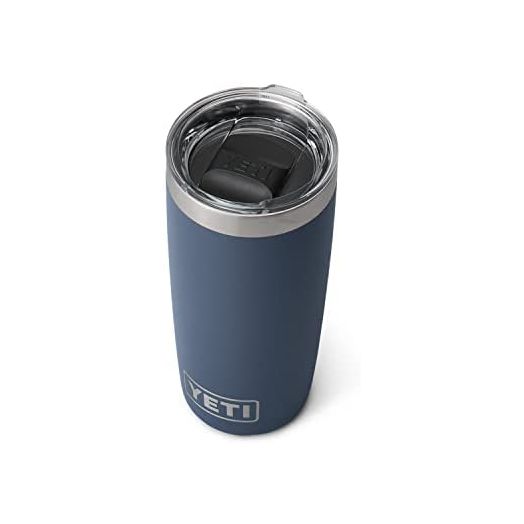 YETI Rambler 10 oz Tumbler, Stainless Steel, Vacuum Insulated with MagSlider Lid, Navy | YETI