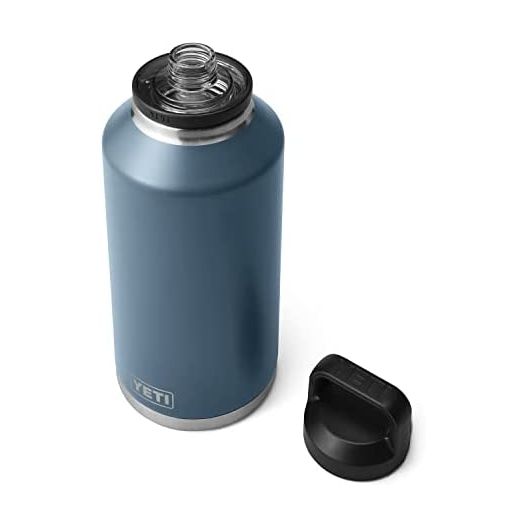 YETI Rambler 64 oz Bottle, Vacuum Insulated, Stainless Steel with Chug Cap, Nordic Blue