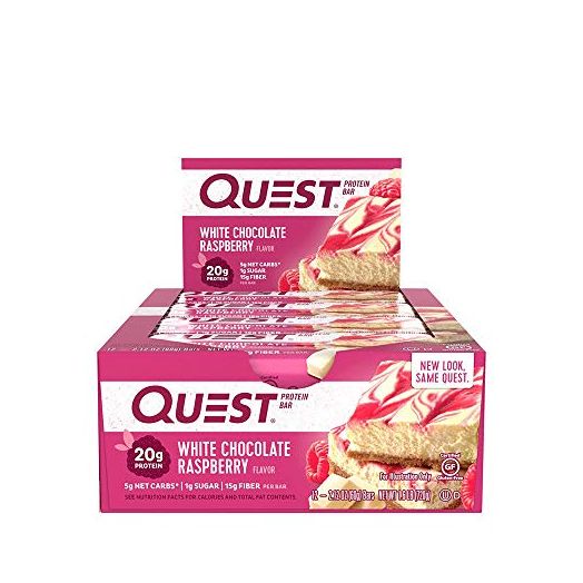 Quest Nutrition Quest PrePost Workout Bars - White Chocolate Raspberry 12 Bars