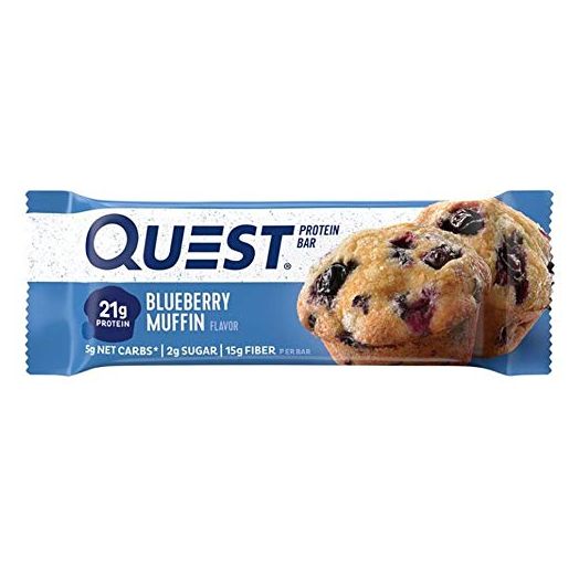 Quest Nutrition Blueberry Muffin Protein bar, 8.48 Oz (Pack Of 4)