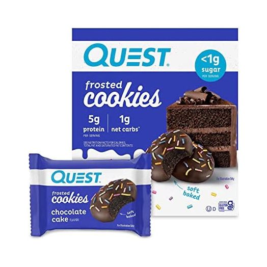 Quest Nutrition Quest Chocolate Cake Frosted Cookies, 8 Count, 8 Count