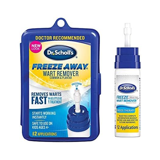 Dr. Scholl’s FreezeAway Wart Remover, 12 Applications / Doctor-Proven Treatment to Rapidy Freeze and Remove Common and Plantar Warts